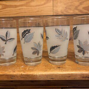 1960"s Libbey Frosted Tumblers (4)